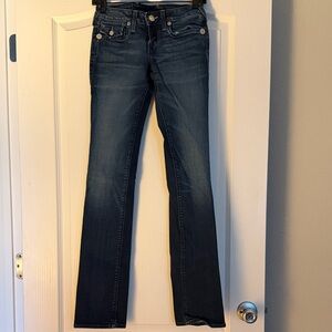 True Religion Women's Boot Cut Jeans - Dark Blue Wash